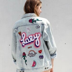 Lazy Oaf Embellished Denim Jacket